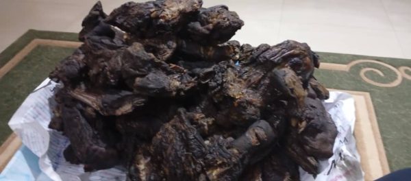 Dried goat meat
